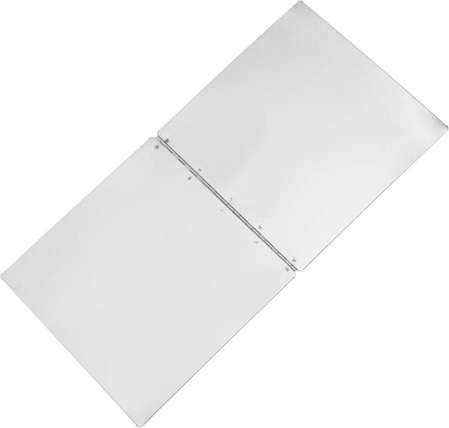 Spatbeschermer Keuken Vetvanger Schoon Koken Inklapbaar Ontwerp 30 x 29.5 cm Zilver