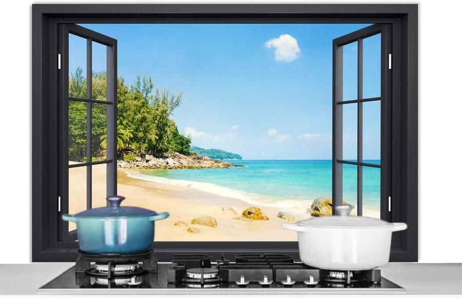 Spatbeschermer Keuken Wandpaneel Achterwand Koken Beschermen Scherpe Fotoprint 120x80cm Multicolor