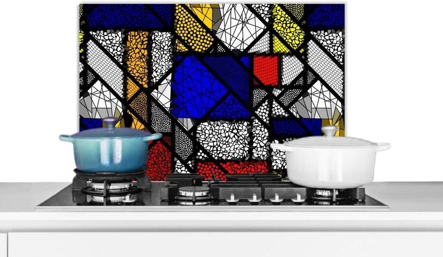Spatbeschermer Keuken Wandpaneel Keuken Koken Beschermen Scherpe Fotoprint 70x50 cm Multicolor