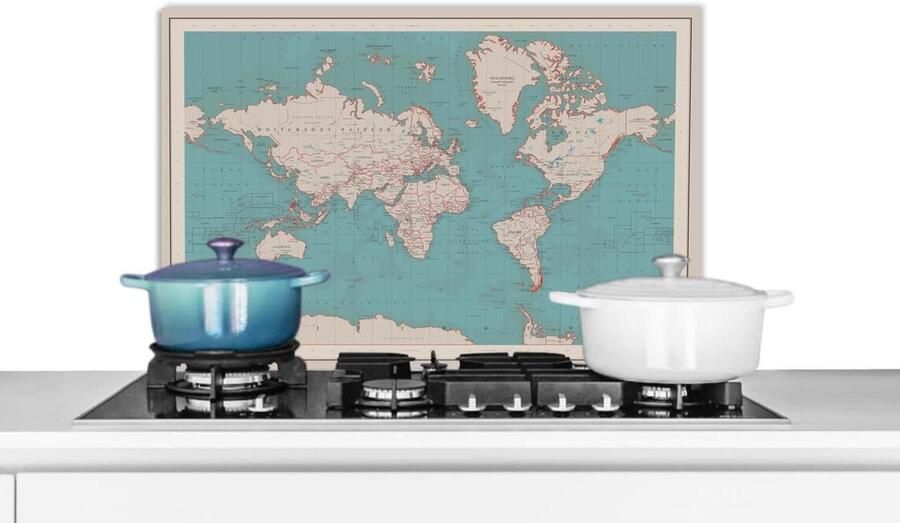 Spatbeschermer Keuken Wandpaneel Koken Beschermen Scherpe Fotoprint 60x40 cm Multicolor