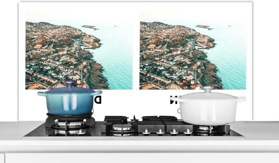 Spatbeschermer Keuken Wandpaneel Spat Koken Beschermen Scherpe Fotoprint 120x60cm Multicolor