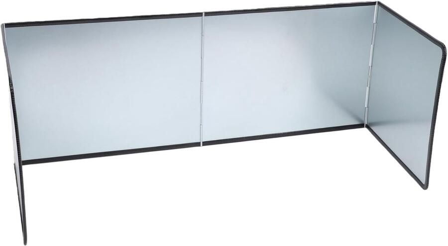 Spatbeschermer Kookplaat Vetvanger Keuken Schoon Koken Opvouwbaar Ontwerp 76 cm Zilverkleurig