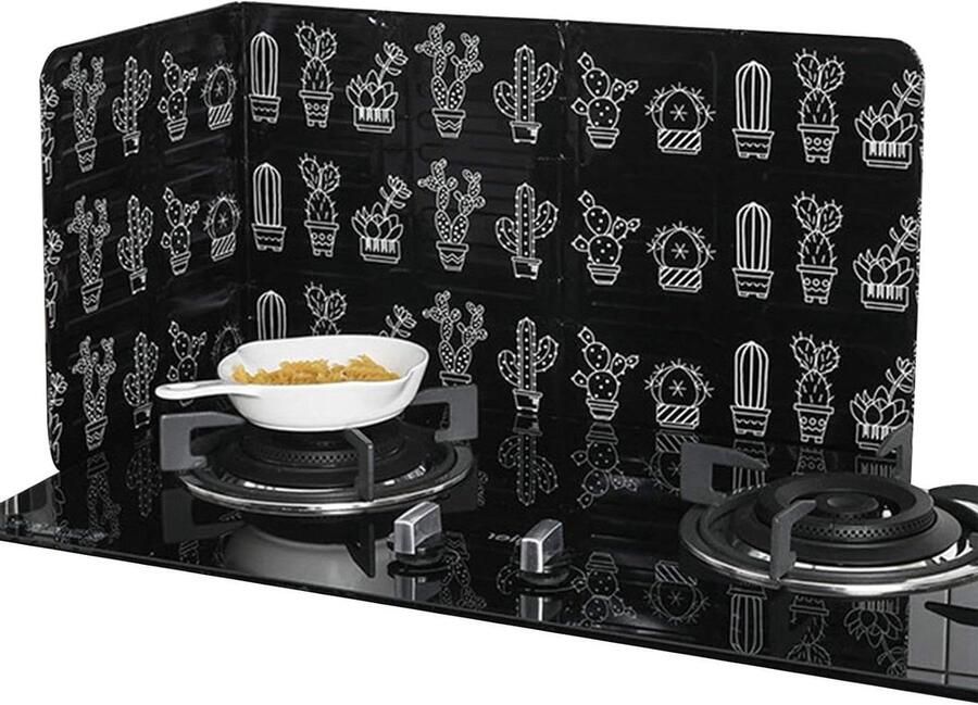 Spatbescherming Barrièreplaat Koken Antiaanbaklaag 83 cm Grijs