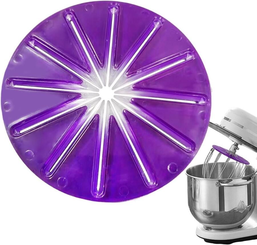 Spatbescherming Blender Keuken Accessoire Schoon Koken Efficiënte Spatwering 14.5 cm Paars