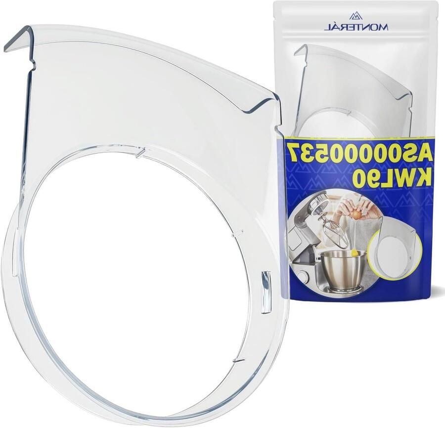 Spatbescherming Keukenmachine Accessoire Mengkom Schoon Bakken Originele Code 19 cm Transparant