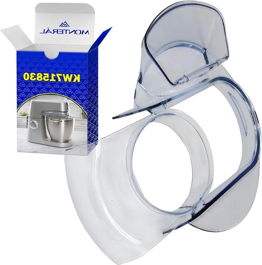 Spatbescherming Keukenmachine Deksel Accessoire Schoon Bakken Originele Pasvorm 20 x 10 cm Transparant