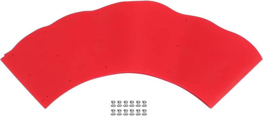 Spatbescherming Koekenpan Keuken Gadget Schoon Koken Zelf Verstelbaar 20-34 cm Rood