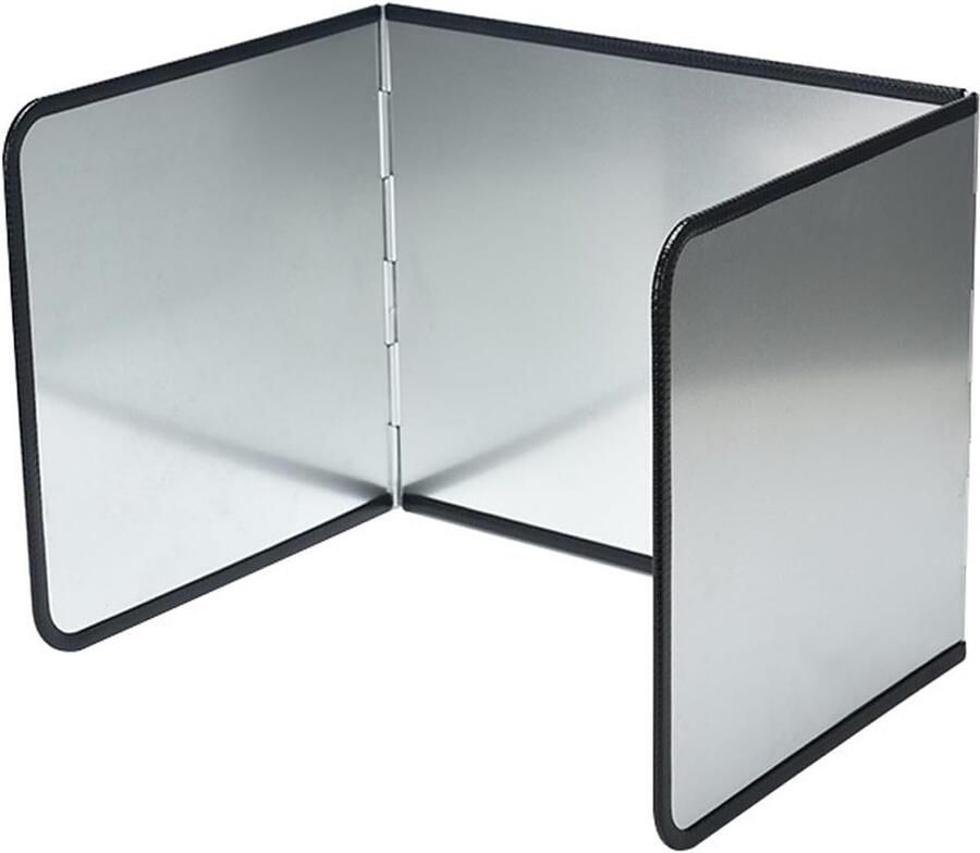 Spatbescherming Koekenpan Olieafscherming Keuken Koken Beschermen Opvouwbaar Ontwerp 30x76cm Zilver