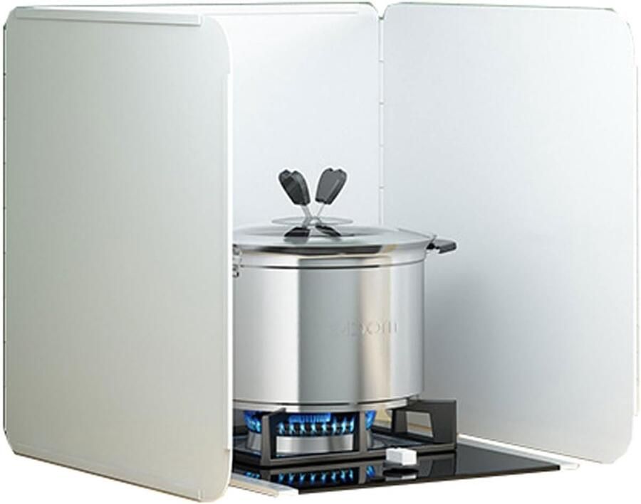 Spatbescherming Koken Olie Splash Guard Koken Schoonhouden Inklapbaar Ontwerp Niet Gespecificeerd Wit