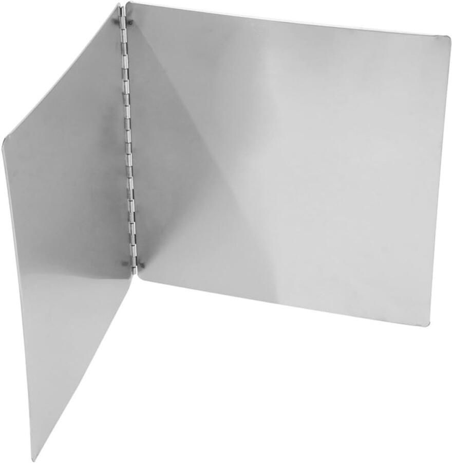 Spatbescherming Kookplaat Vetvanger Schoon Koken Inklapbaar Ontwerp 40 x 38 cm Zilver