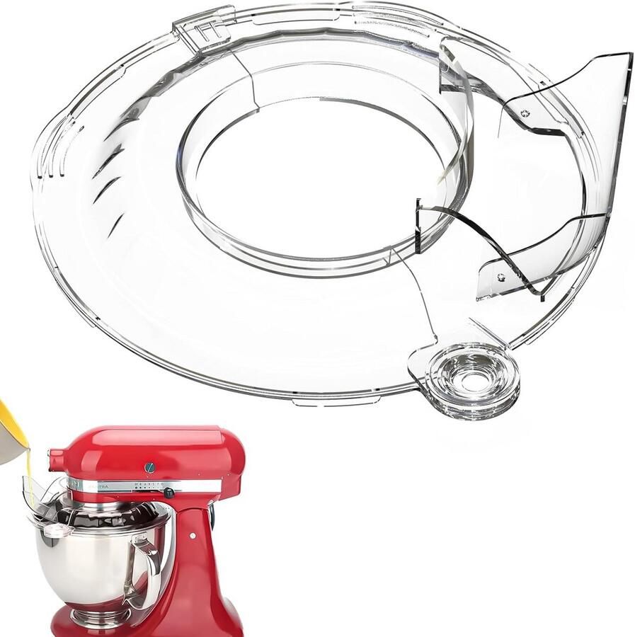 Spatbescherming Mixer Keukenmachine Accessoire Schoon Maken Voedselveilig Plastic 45-5 QT Helder