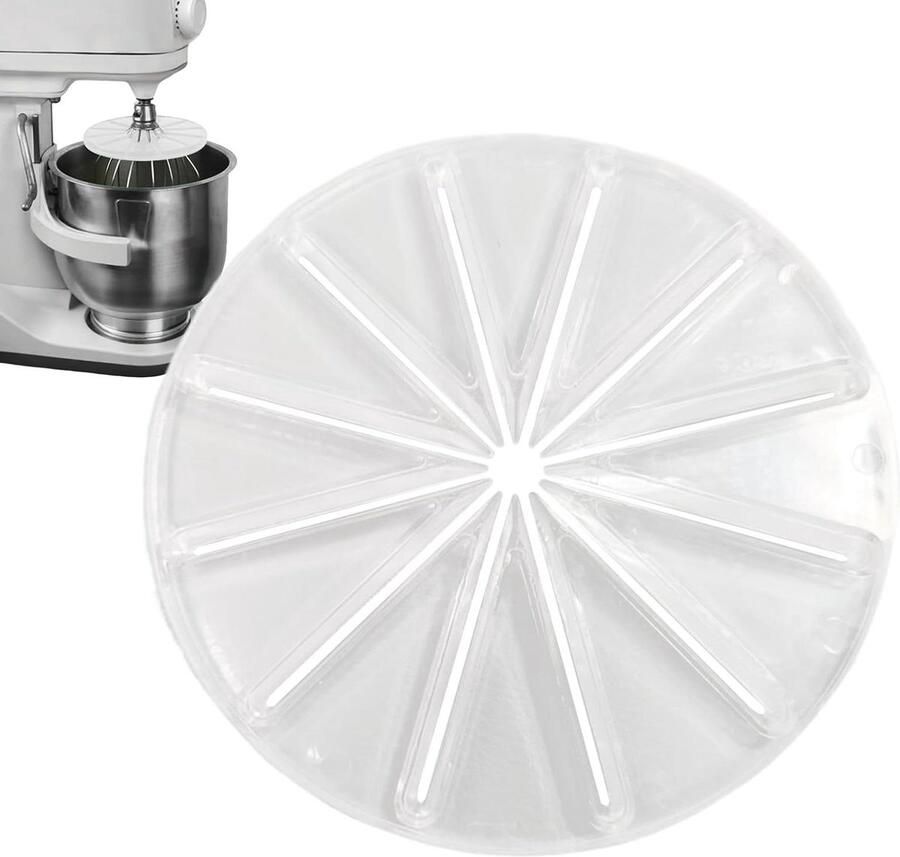 Spatbescherming Mixer Mengkom Accessoire Net Bakken Efficiënte Mengoplossing 14.5 cm Transparant