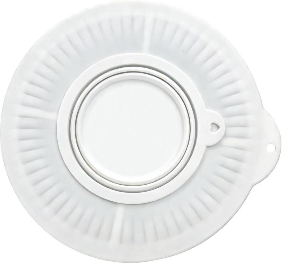 Spatbescherming Mixer Mixerhoes Spatdeksel Schoon Koken Voedselveilig Siliconen 25x25 cm Wit