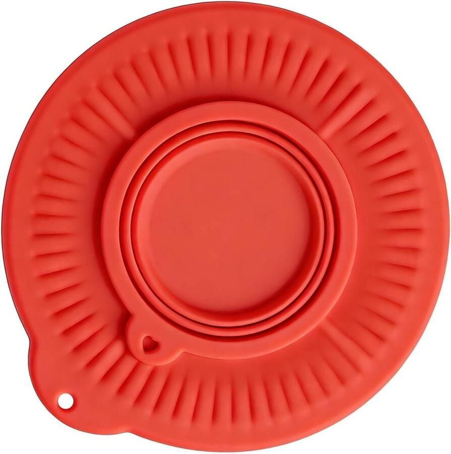 Spatbescherming Mixer Siliconen Deksel Schoon Bakken Vocht Behoud 4-5 Liter Rood