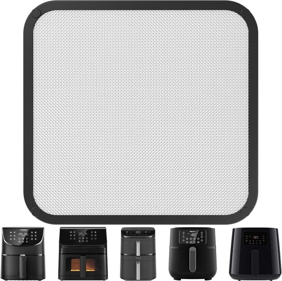 Spatbescherming voor Cosori Airfryer Heteluchtfriteuse TurboBlaze 5 5L 6 0L 6 2L Spatbescherming Airfryer Philips Accessoires voor HD9285 XXL 7 2L en HD9270 XL 6 2L