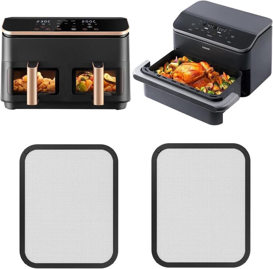 Spatbescherming voor Cosori Dual Blaze heteluchtfriteuse TwinFry 10L