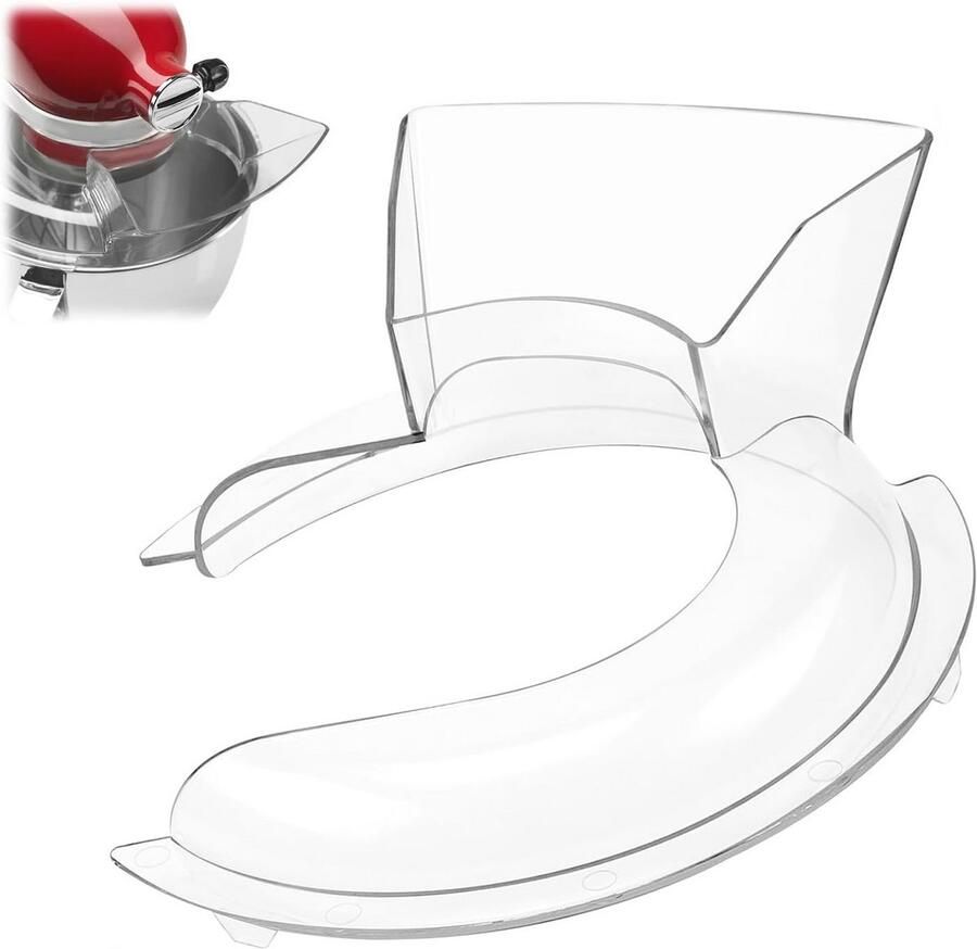 Spatbescherming voor Keukenmixers Transparant Diameter 21 3 cm Keukenaccessoires voor Veilig Koken