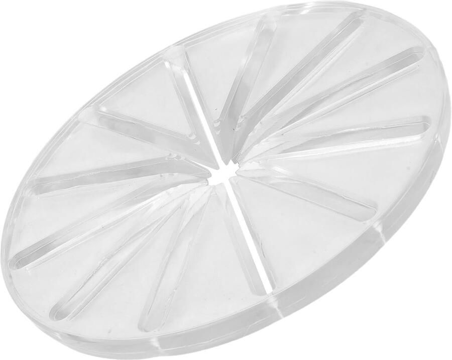 Spatdeksel Mengkom Morsbescherming Mixer Schoon Mixen Precieze Schraping 14 cm Diameter Transparant