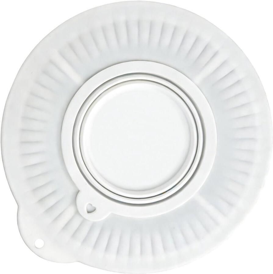 Spatdeksel Mixer Keuken Accessoire Schoon Bakken Spatvrij Ontwerp 4.5 Liter Wit