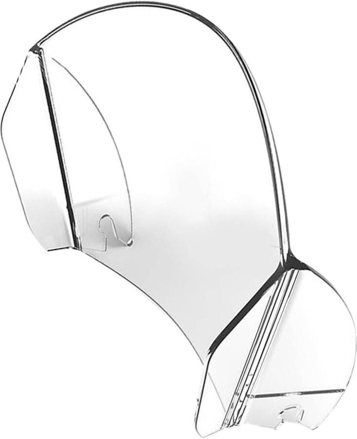 Spatdeksel Mixerkom Gootdeksel Accessoire Schoon Koken Veelzijdige Bescherming 20 x 10 x 7 cm Transparant - Foto 1