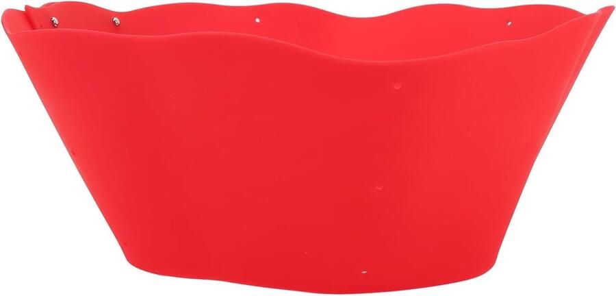 Spatdeksel Pan Keuken Accessoire Koken Zonder Knoei Universeel Verstelbaar 20-34 cm Rood