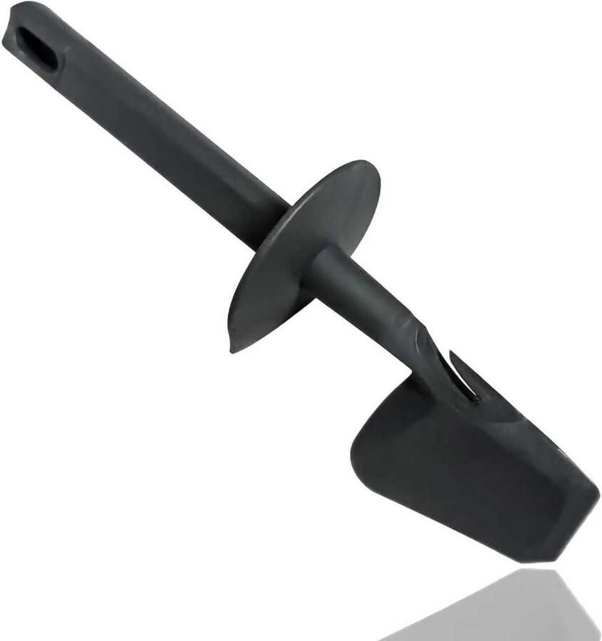 Spatel voor Thermomix TM5 TM6 TM31 deegschraper reserveonderdeel kunststof spatel accessoires voor Vorwerk keukenmachine (zwart) - Foto 1
