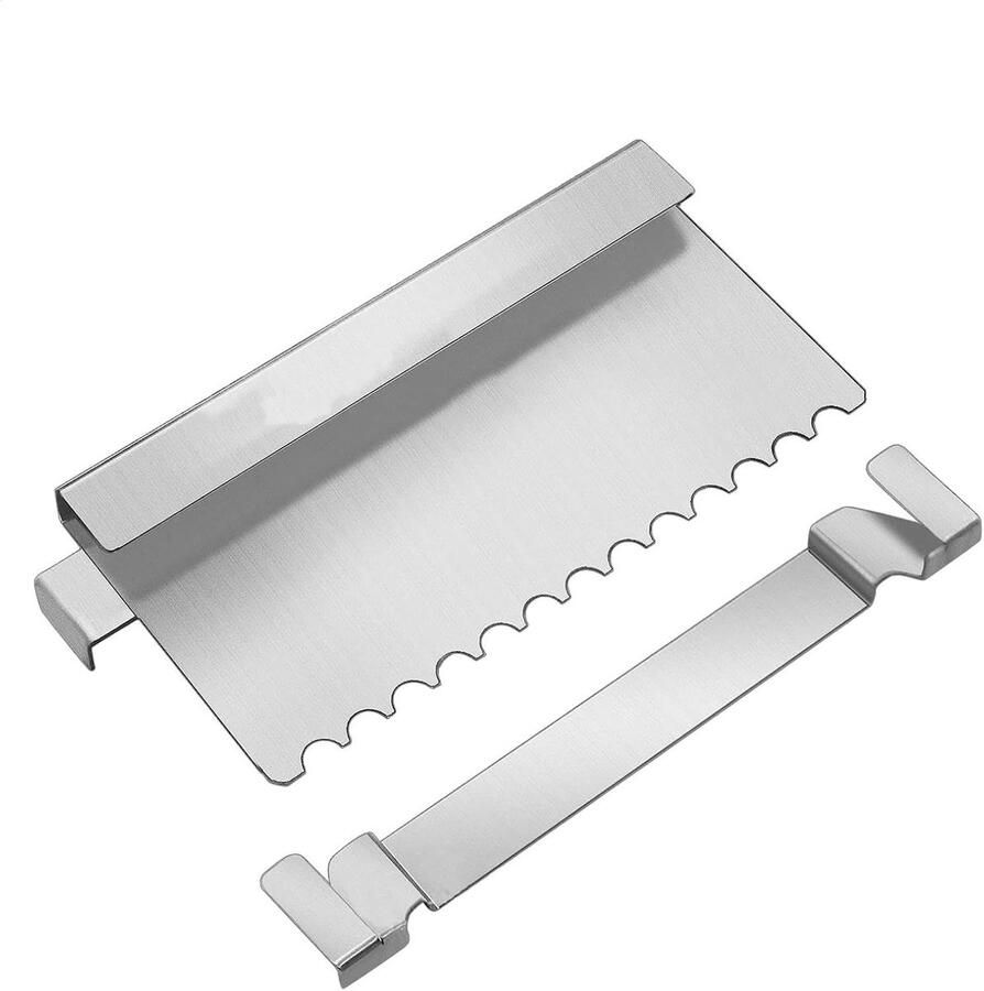 Spatelhouder Vetblok Vetvanger Grill Platte Grill Voorkomt Vallend Voedsel 15x7x7 cm Roestvrij Staal