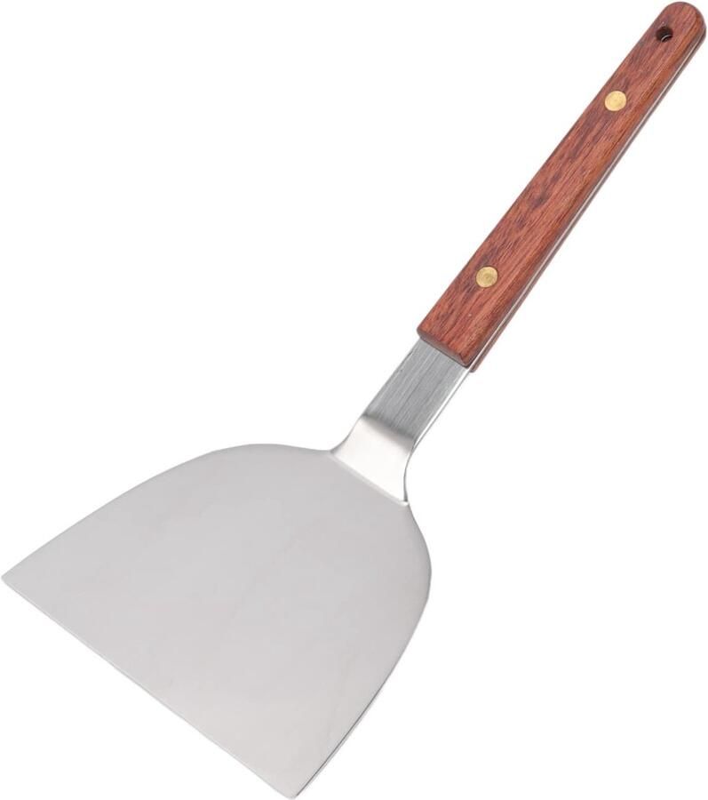 Spatels Rvs Hamburger Turner Schraper Pannenkoek Keuken Steak Gebakken Schop Metalen Bakplaat Spatel (105MM)