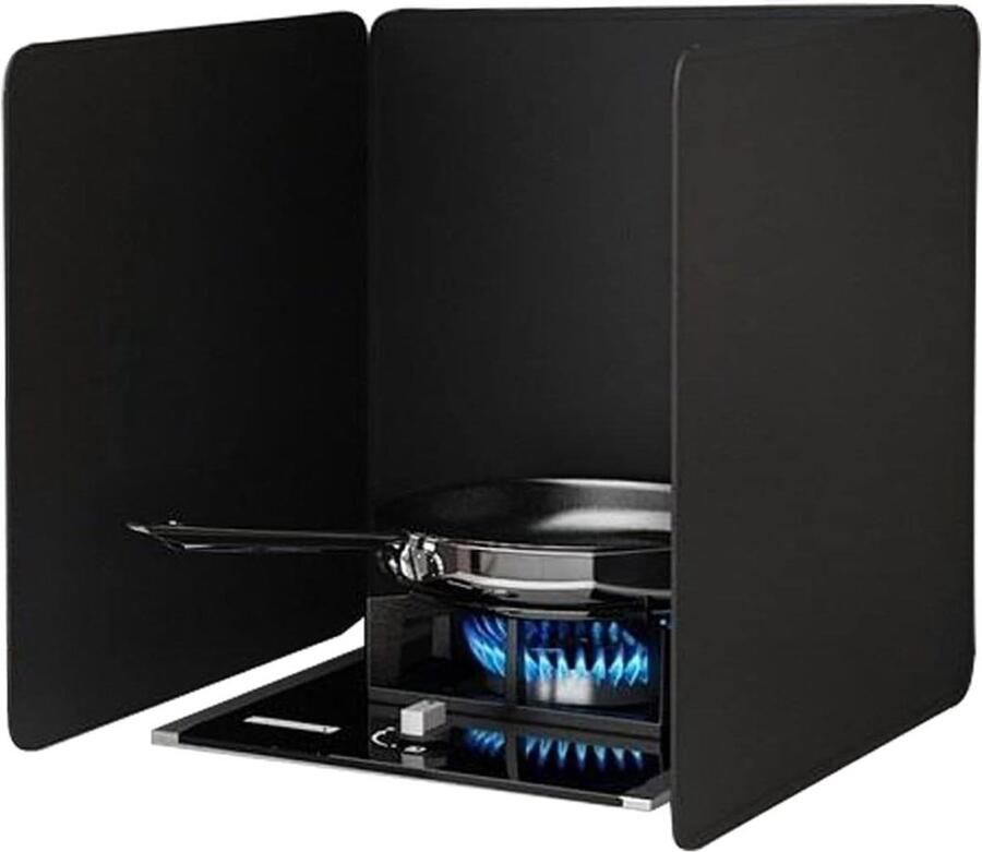 Spatplaat Keuken Vetvanger Scherm Koken Beschermen Opvouwbaar Ontwerp 30x80x40cm Zilver