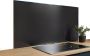 Spatscherm keuken Antraciet 90x45 cm Kookplaat achterwand Industrieel Metaallook Planken Muurbeschermer hittebestendig Spatwand inductiekookplaat Hoogwaardig aluminium Wanddecoratie - Thumbnail 1