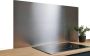Spatscherm keuken RVS look Matte 120x60 cm Kookplaat achterwand Industrieel Metaallook Planken Muurbeschermer hittebestendig Spatwand inductiekookplaat Hoogwaardig aluminium Wanddecoratie - Thumbnail 2