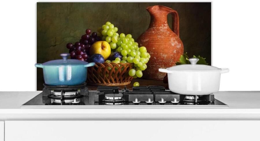 Spatscherm Keuken Spatwand Achterwand Kookplaat Beschermen Extreem Scherpe Afdruk 90x45 cm Veelkleurig