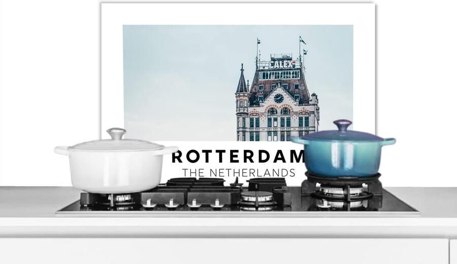 Spatscherm Keuken Spatwand Achterwand Kookplaat Beschermen Scherpe Fotoafdruk 60x40 cm Veelkleurig