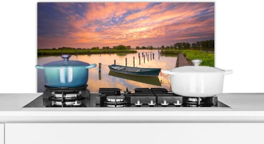 Spatscherm Keuken Spatwand Achterwand Kookplaat Beschermen Scherpe Fotoafdruk 90x45 cm Veelkleurig