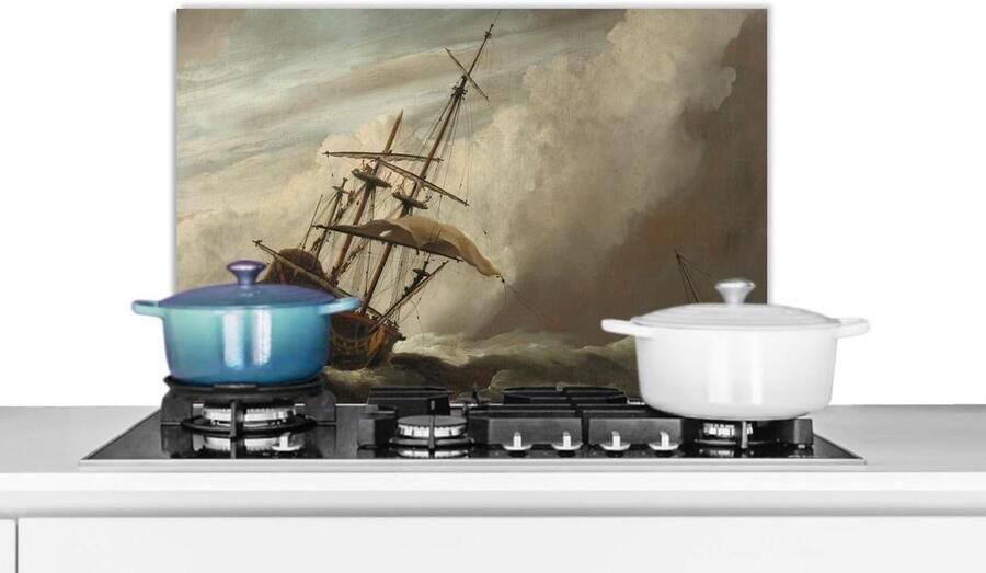Spatscherm Keuken Spatwand Achterwand Kookplaat Beschermen Scherpe Kunstdruk 60x40 cm Veelkleurig