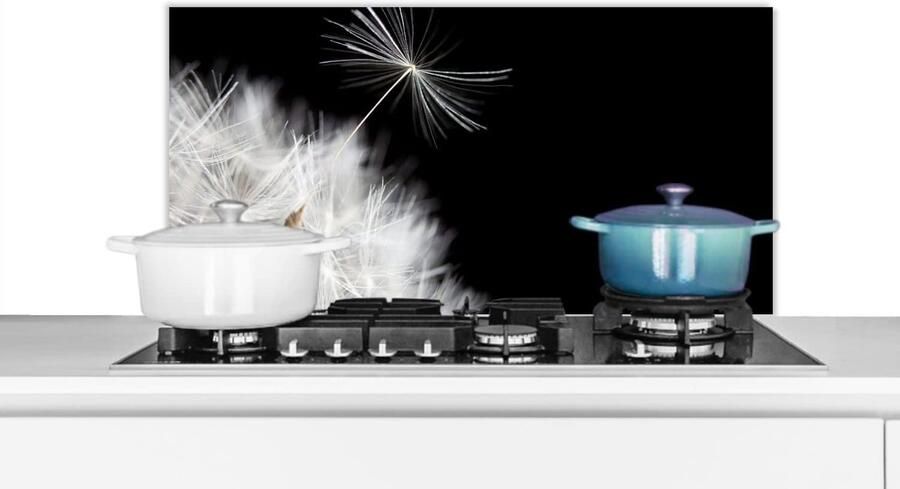 Spatscherm Keuken Wandpaneel Achterwand Koken Beschermen Luxe Aluminium 80x40 cm Veelkleurig