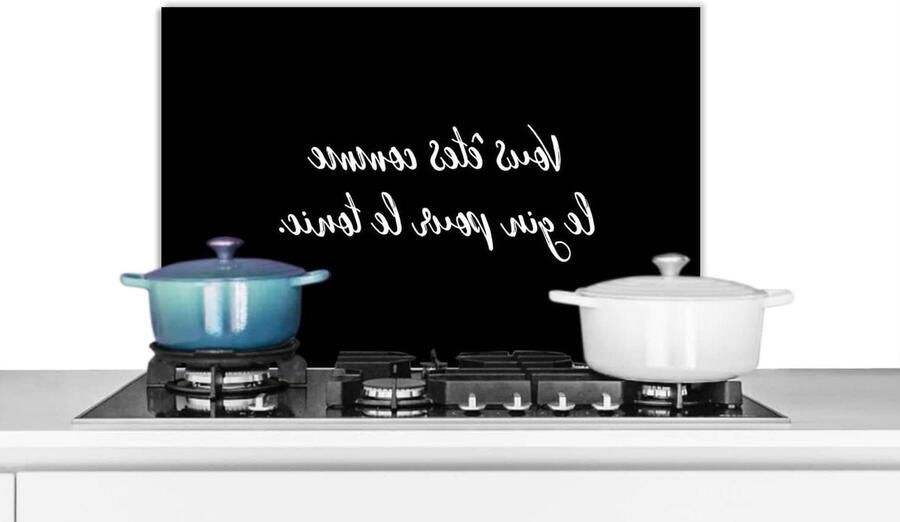 Spatscherm Keuken Wandpaneel Keuken Kookplaat Beschermen Luxe Aluminium 60x40 cm Veelkleurig