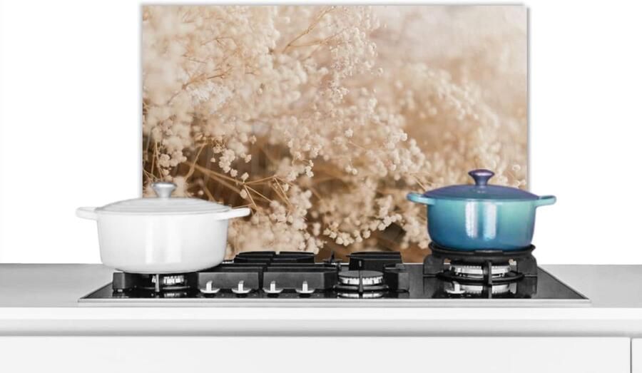 Spatscherm Keuken Wandpaneel Kookplaat Beschermen Luxe Aluminium 60x40 cm Veelkleurig