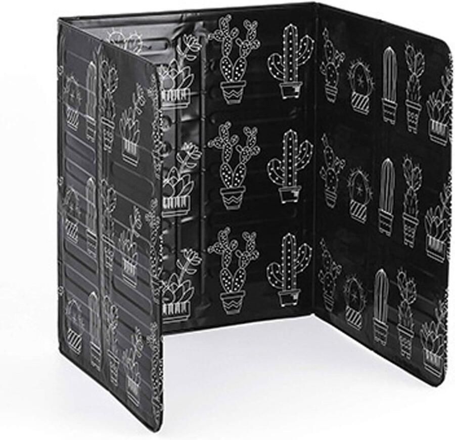 Spatscherm Kookplaat Vetvanger Spatscherm Keuken Beschermen Opvouwbaar Aluminiumfolie 84.5 x 32.5 cm Zilver