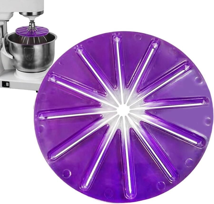 Blender Spatscherm Mixer Accessoire Schoon Maken Universele Pasvorm 14.5 cm Lila