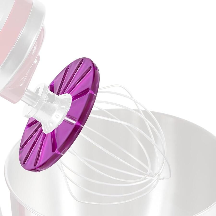 Spatscherm voor Staande Mixers Mengkop Anti-Spat Baffle Bevestiging voor Kitchenaid 4 5qt en 5qt Staande Mixers (Paars)