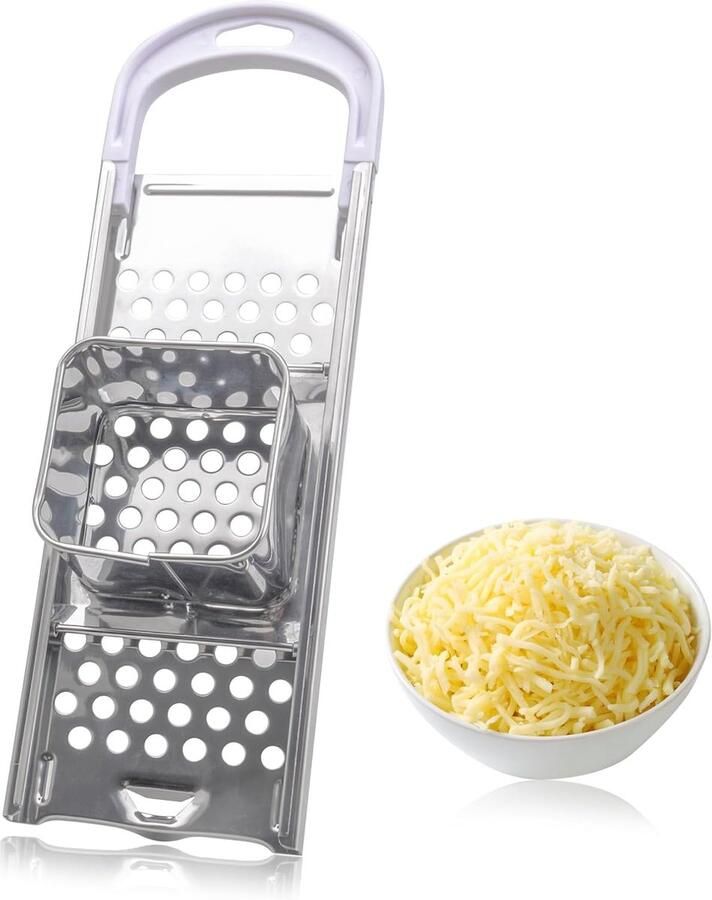 Spätzle Schaaf Deegmaker Pasta Zelf Pasta Maken Met Deegslede Pan tot 30cm Zilver