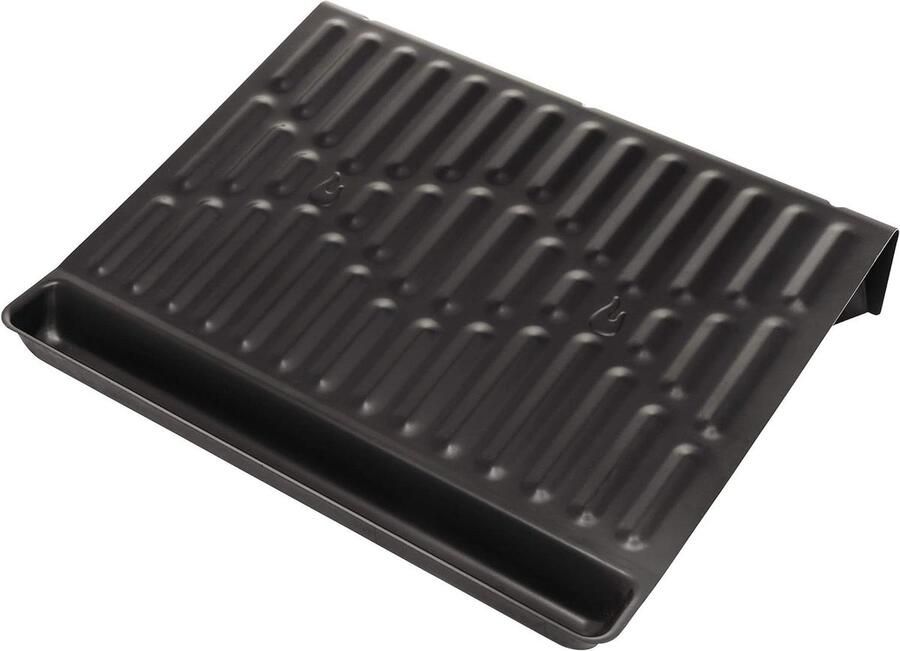 Spekhouder Bakplaat Barbecueën Antiaanbaklaag 30 cm Zwart