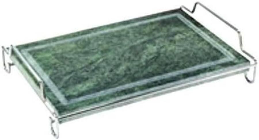 Speksteen Bakplaat Steengrill Plaat Gezond Koken Hittebehoud 25 x 40 cm Roestvrij staal