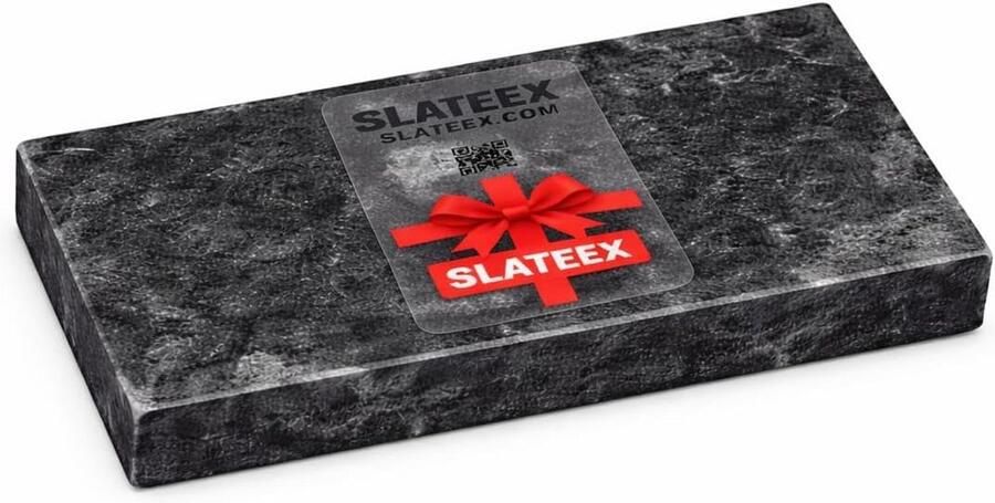 Speksteen Grillplaat en Serveersteen 20x10x3 cm voor Barbecue en Oven