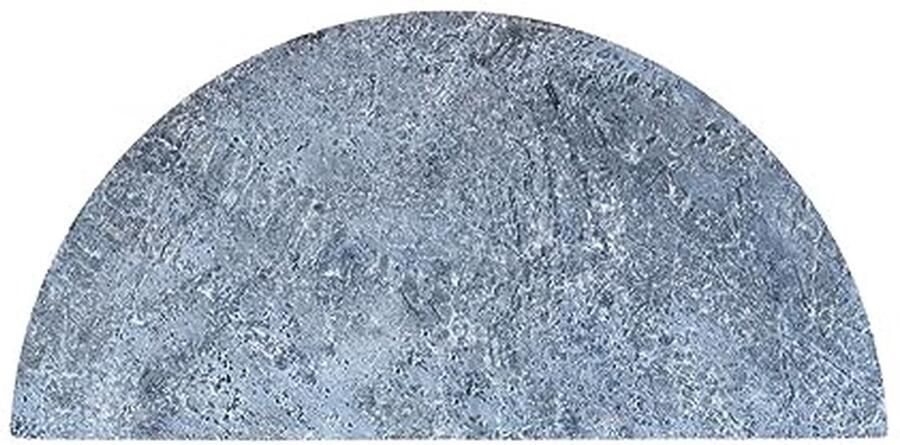 Speksteen Kookoppervlak Grillplaat Baksteen Gelijkmatig Grillen Niet-poreus Anti-aanbak 61 x 30 cm Grijs