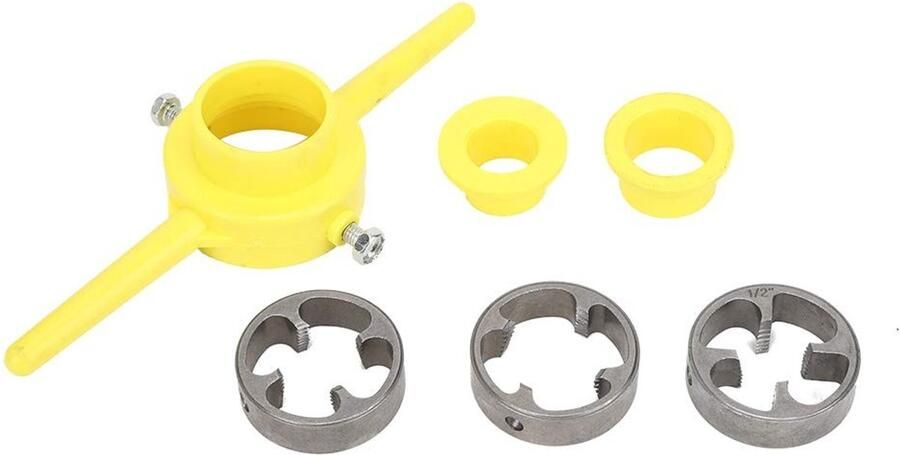 Allecto Draad vormen Pipe Punch Set PVC Threading Tool Maker Handgereedschap Pijp Threader Sanitair Gereedschap Voor Draadvorming
