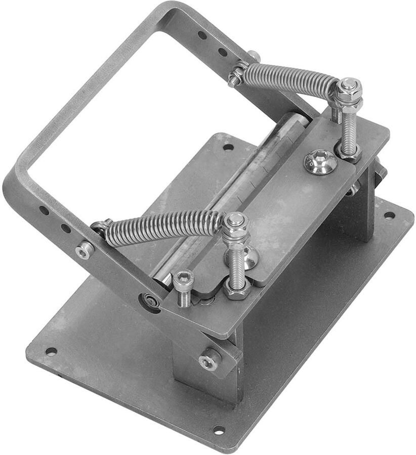 Allecto Handmatige Leerafschiller RVS Peeling Machine Efficiënt voor Leerstrips Ideaal voor Creatieve Projecten Gebruiksvriendelijk en