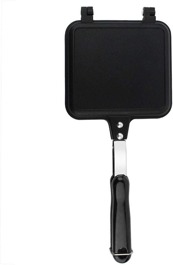 Allecto Sandwich Toaster Vierkante Panini Maker Antiaanbaklaag Stovetop Gezond Voor het maken van tosti's Rood