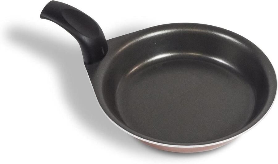 Spiegelei pan Koekenpan Ontbijt bereiden Voedselveilig aluminium 16 cm Brons